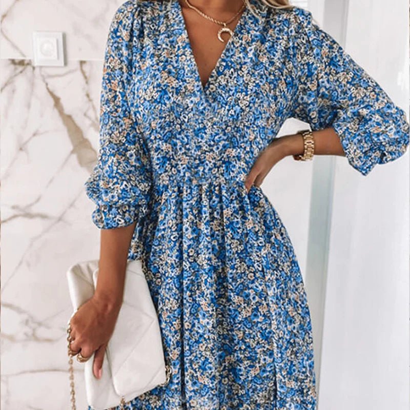 Sunna - Elegancka sukienka w kwiaty