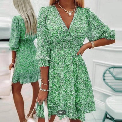 Sunna - Elegancka sukienka w kwiaty