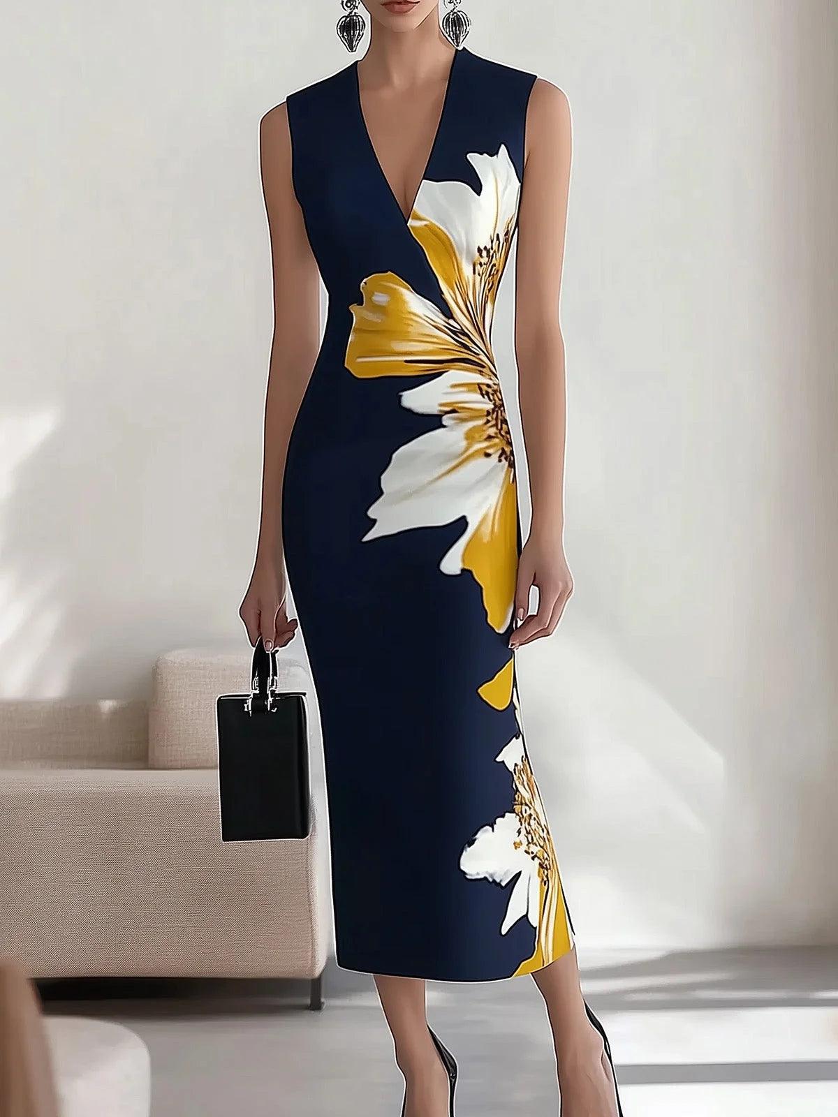 Lily | Elegancka sukienka midi na każdą okazję