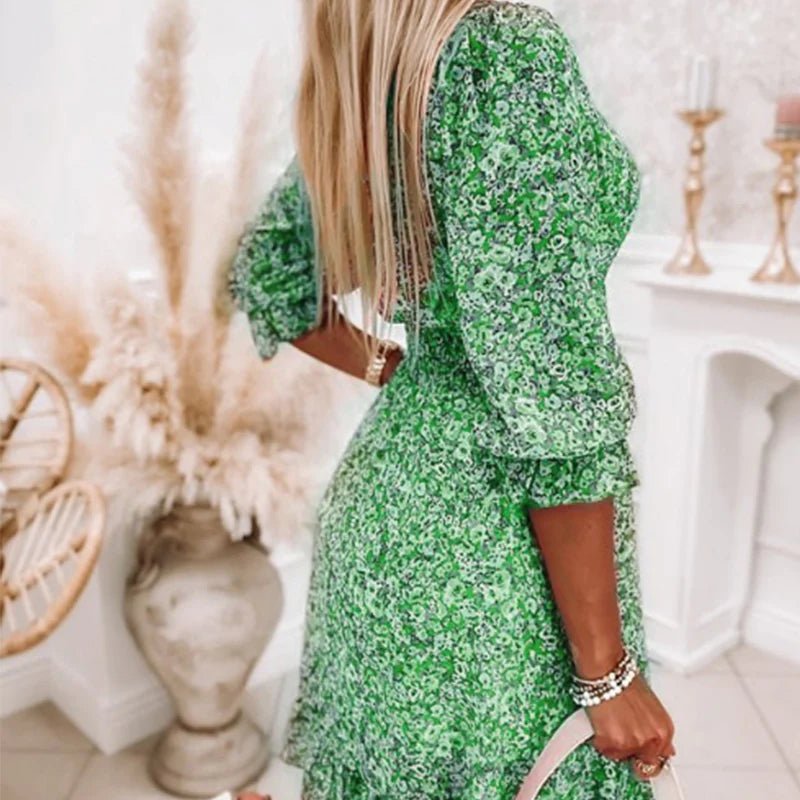 Sunna - Elegancka sukienka w kwiaty