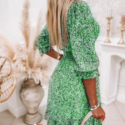 Sunna - Elegancka sukienka w kwiaty
