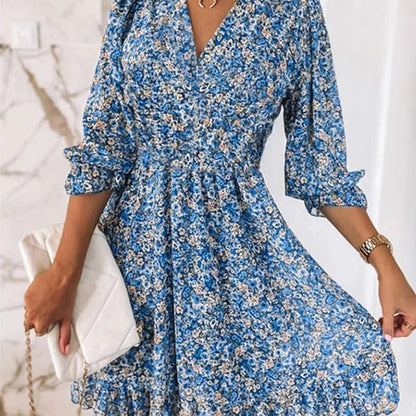 Sunna - Elegancka sukienka w kwiaty