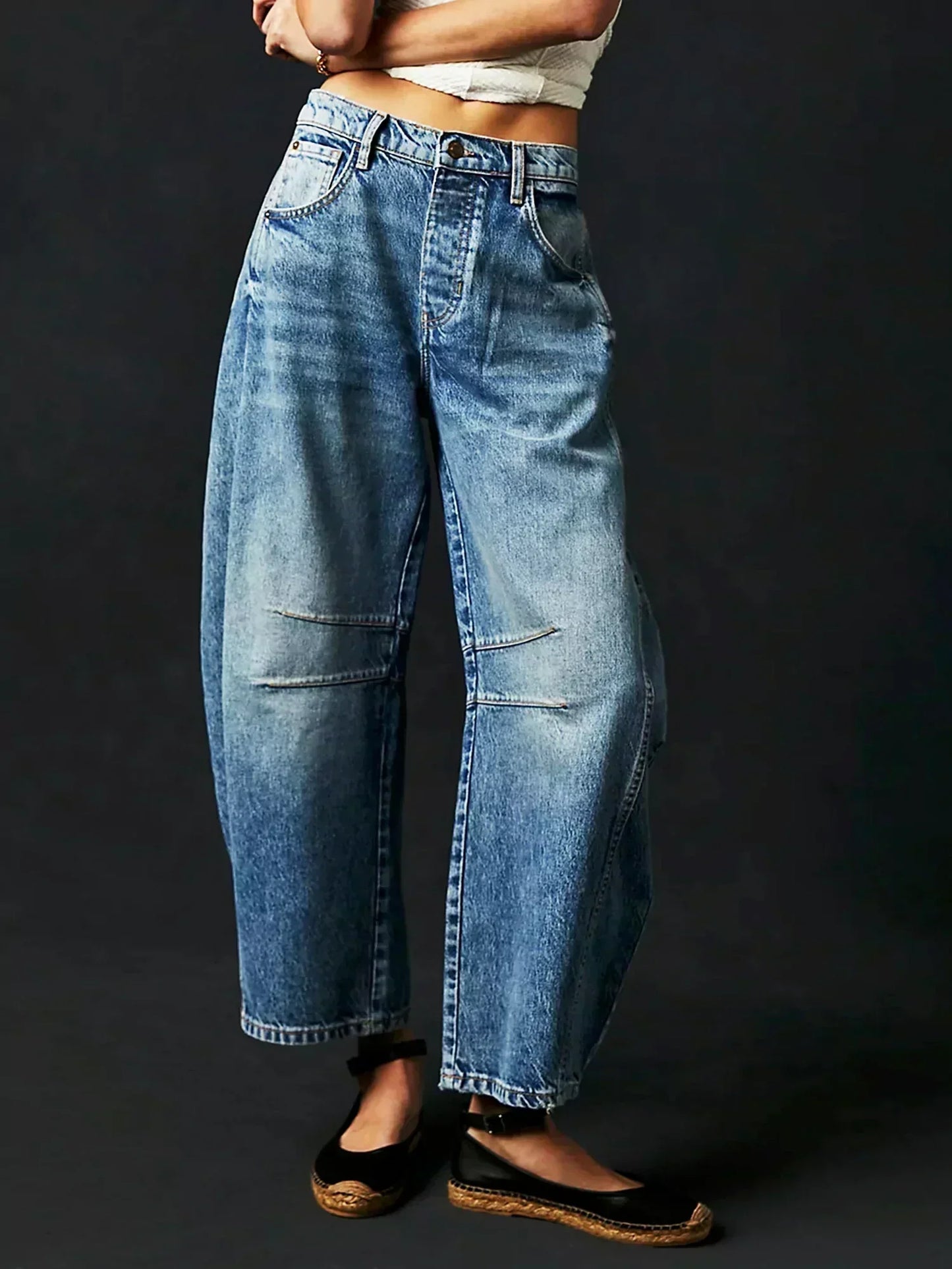 Dani | Szykowne jeansy barrel