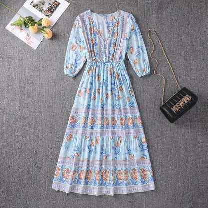 Marino | Nadmorska sukienka boho