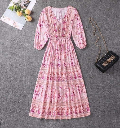 Marino | Nadmorska sukienka boho