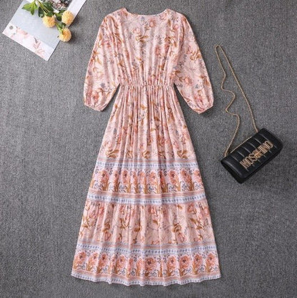 Marino | Nadmorska sukienka boho