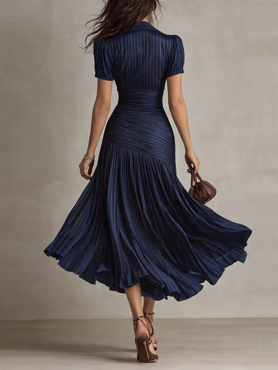 Florence | Elegancka szyfonowa sukienka maxi w stylu vintage