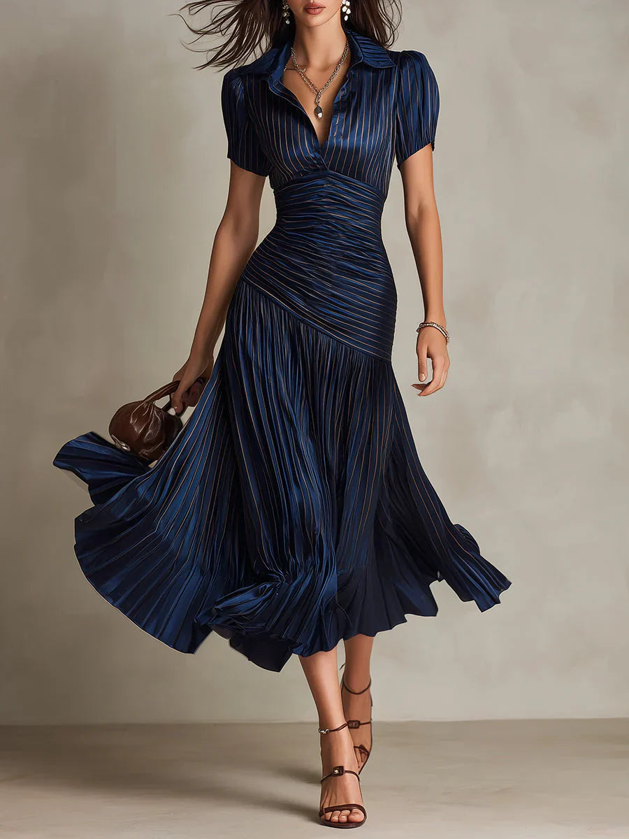 Florence | Elegancka szyfonowa sukienka maxi w stylu vintage