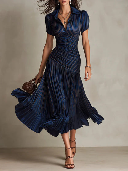 Florence | Elegancka szyfonowa sukienka maxi w stylu vintage