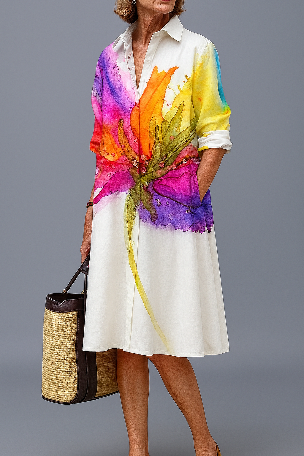 Lydia | Sukienka midi elegancka i stylowa