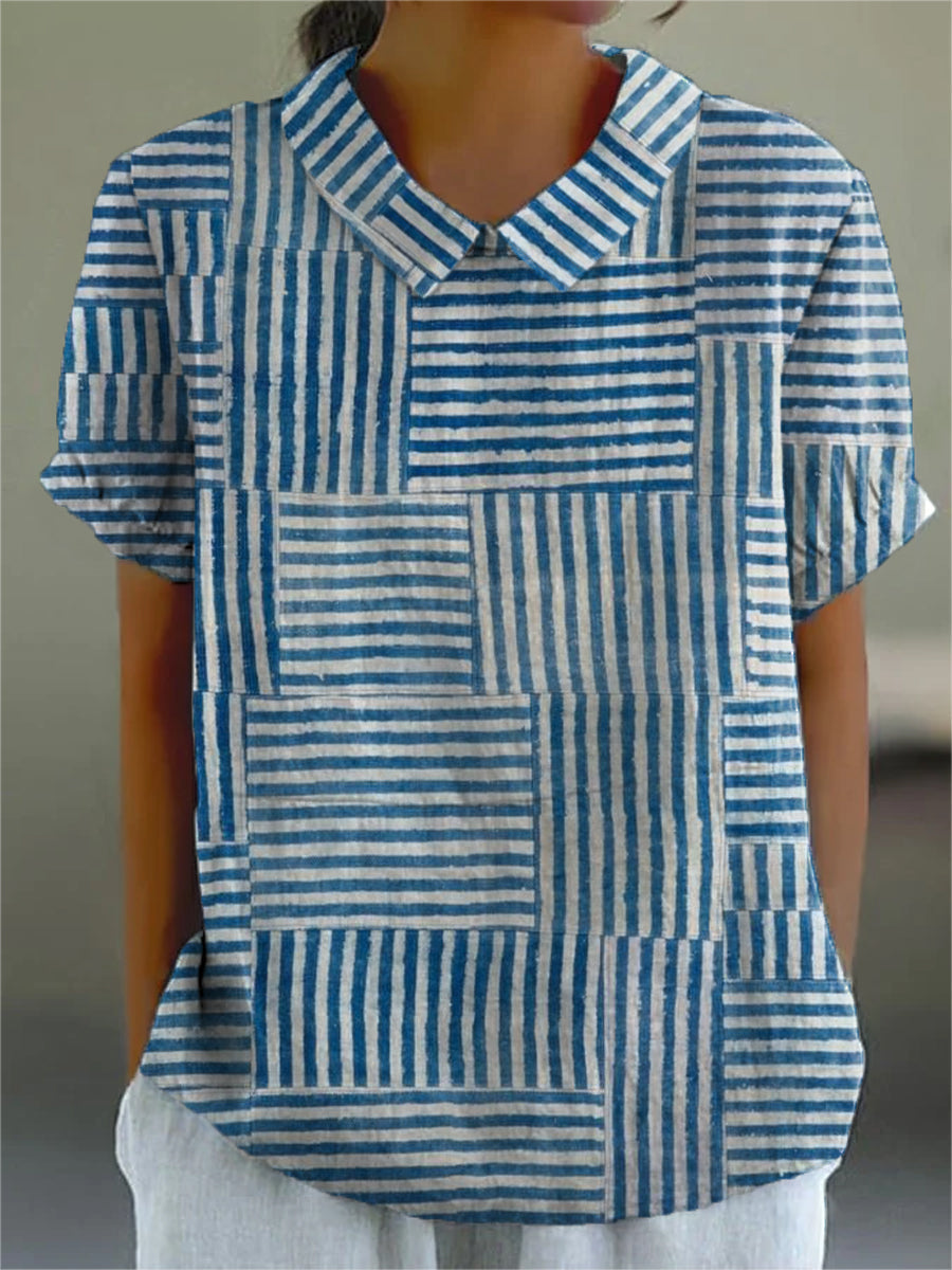 Amelia | Koszula patchwork w paski
