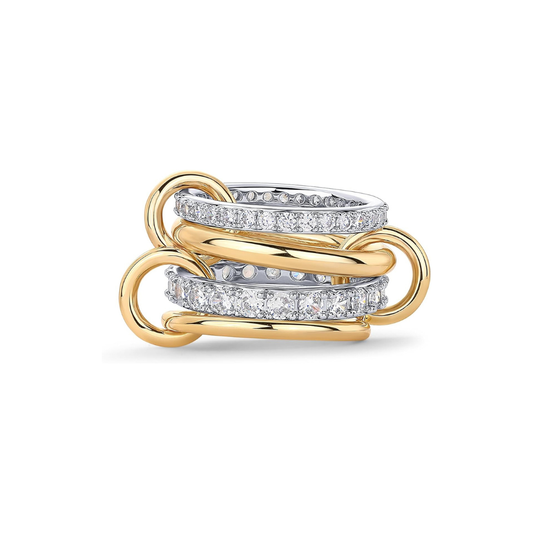 Stackable Pierścionki Plecione | Złoto